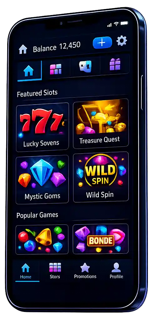 Surge Casino mobile app on smartphone for Android and iOS users in Australia